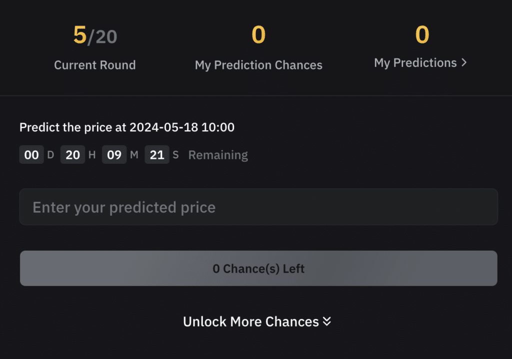 Previsioni gioco