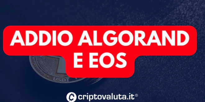 ALGORAND EOS ADDIO