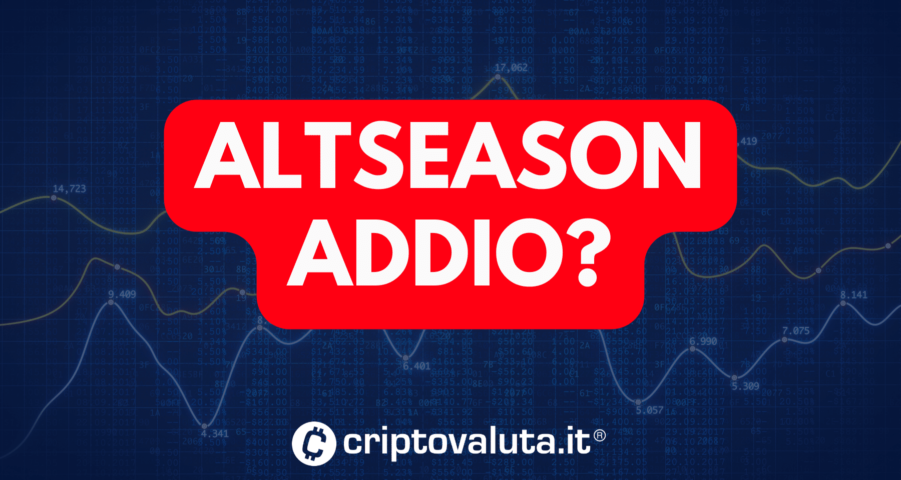 Crypto: la altcoin season NON ARRIVA! L'analisi spiega i motivi delle PESSIME performance del settore alt