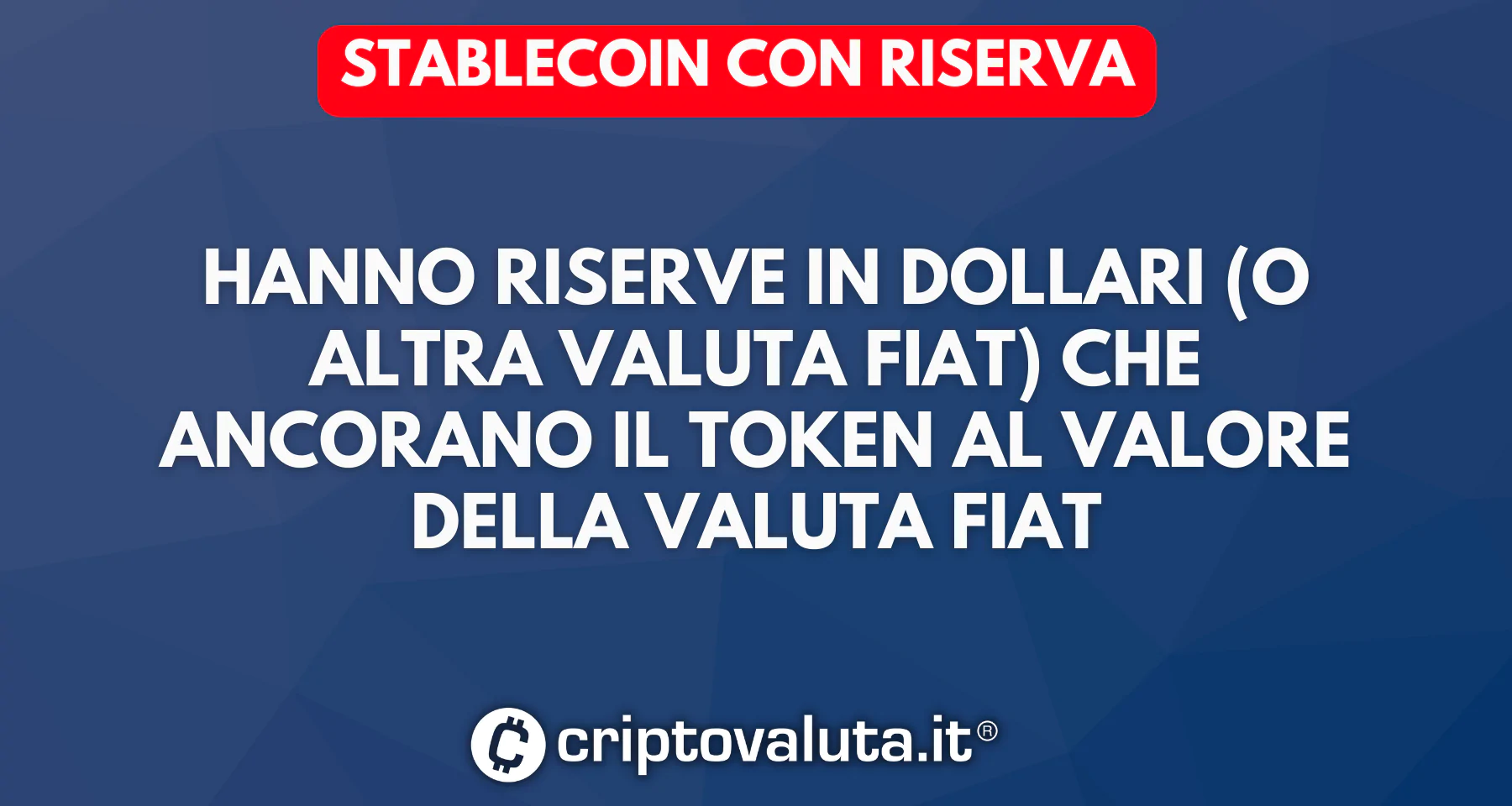 Stablecoin con riserva
