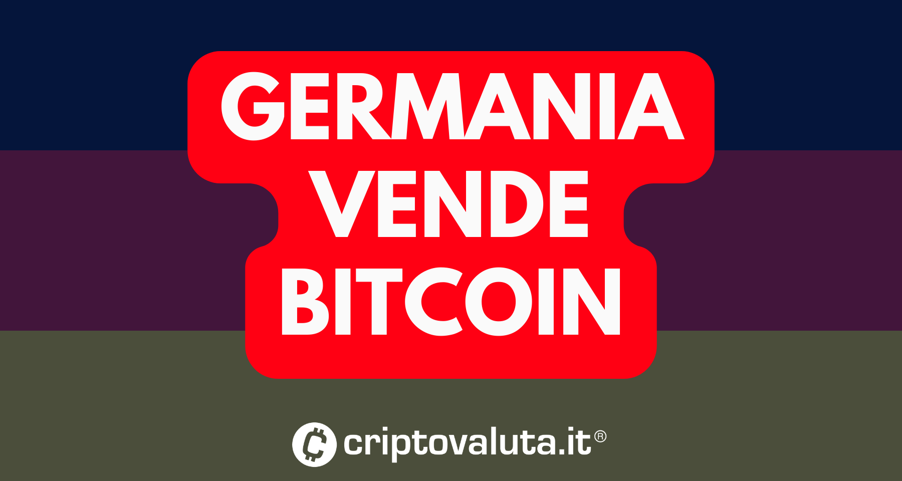 La Germania è una balena Bitcoin - e sta VENDENDO milioni di euro in BTC. Crypto news SHOCK
