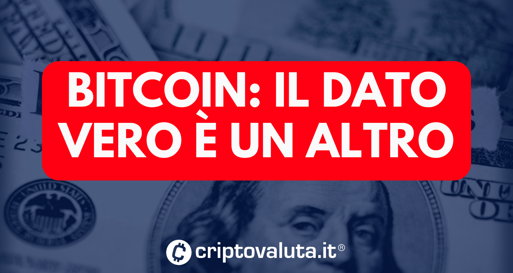 Bitcoin sui 71.000$. I TAGLI ai tassi non ci sono e non c'entrano NIENTE. Dipende tutto da QUESTO DATO