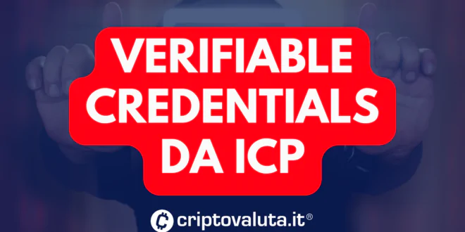 CREDENZIALI VERIFICABILI ICP