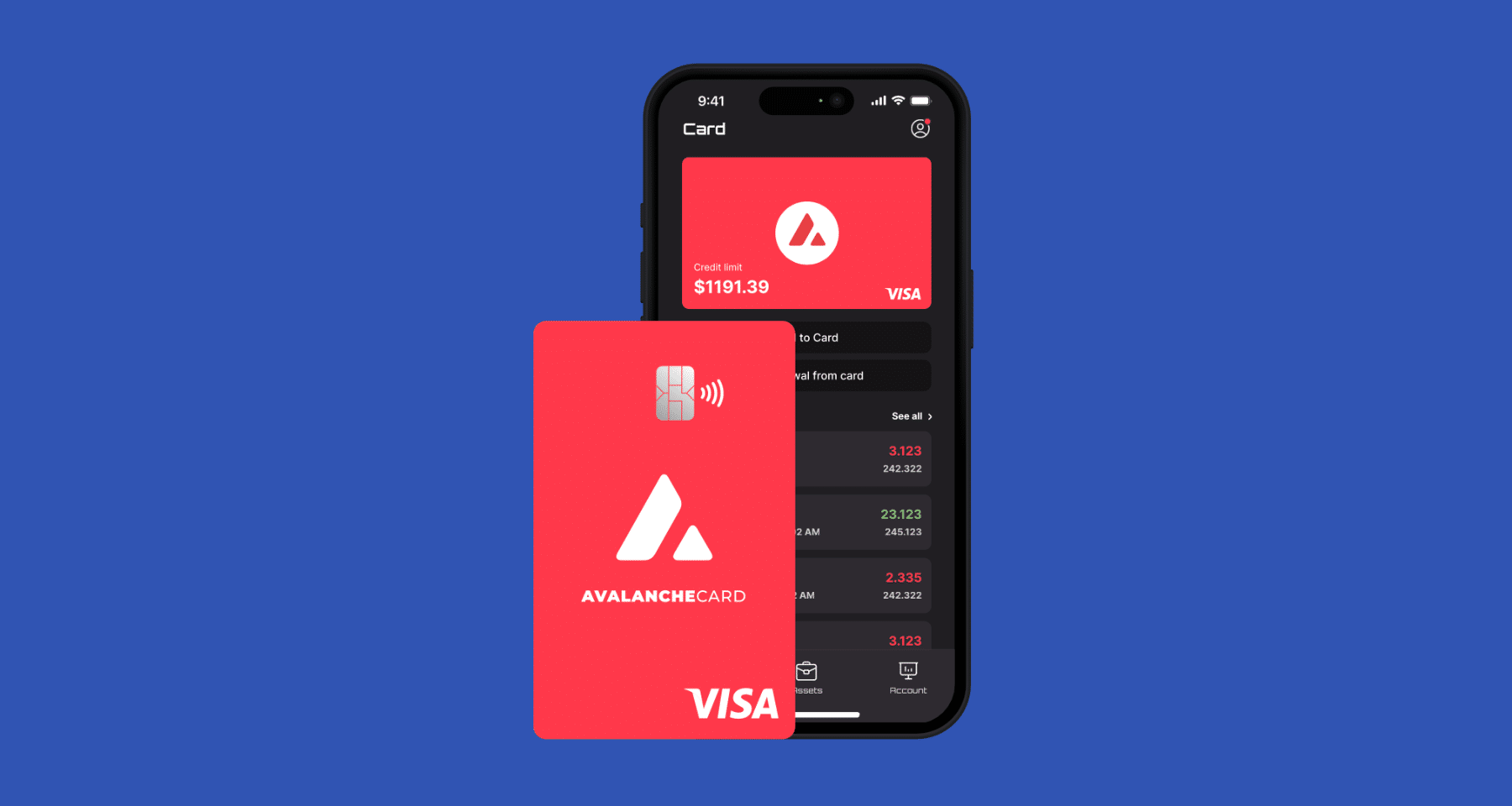 Avalanche: arriva la carta per spendere le crypto. E si può già richiedere!