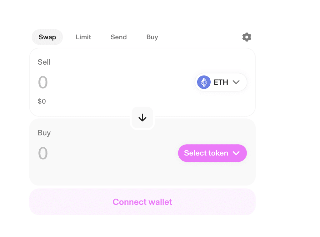 connect wallet Uniswap