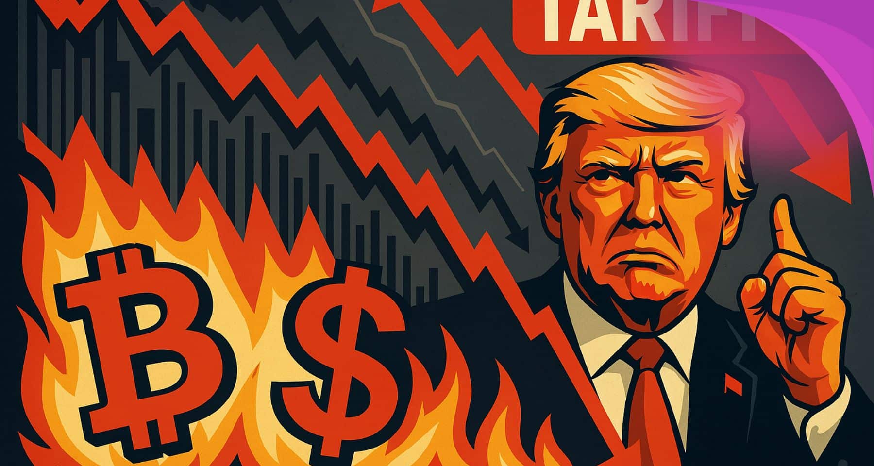 LUNEDÌ NERO CRYPTO: Trump affossa Bitcoin e Indici azionari | Giornata cruciale [Analisi]