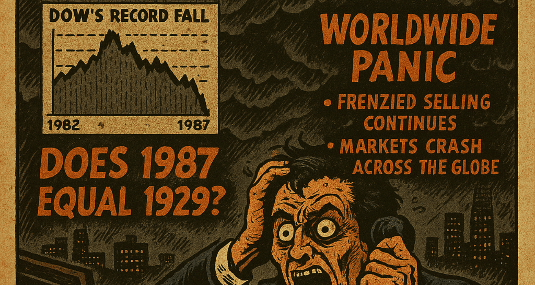 Bitcoin e crypto: PAURA per un CROLLO come il BLACK MONDAY? I DATI FONDAMENTALI per i mercati