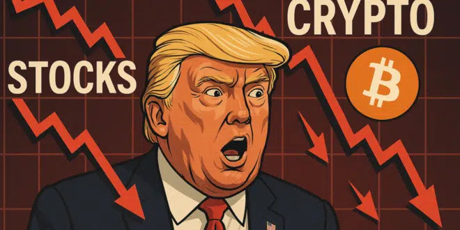 Crollo borse e dazi trump