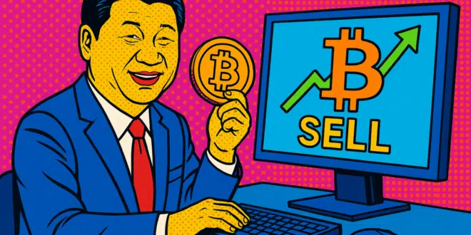 CINA VENDE BITCOIN