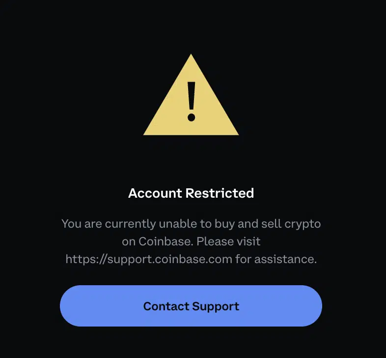 Coinbase procedura revisione