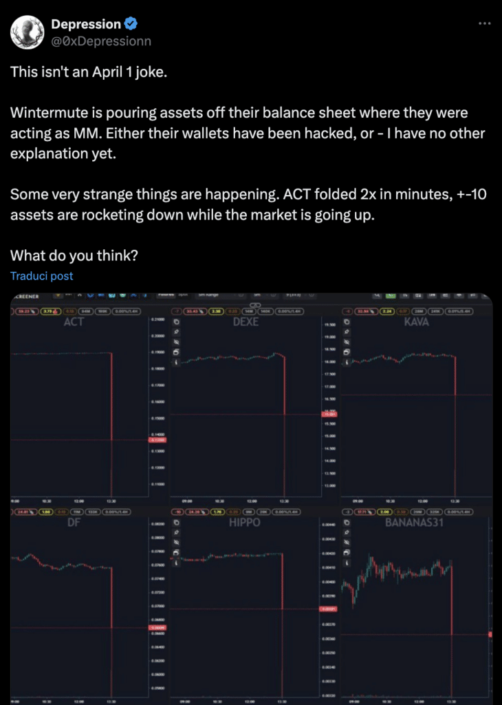 dump token binance