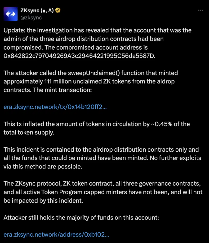 hack ZkSync