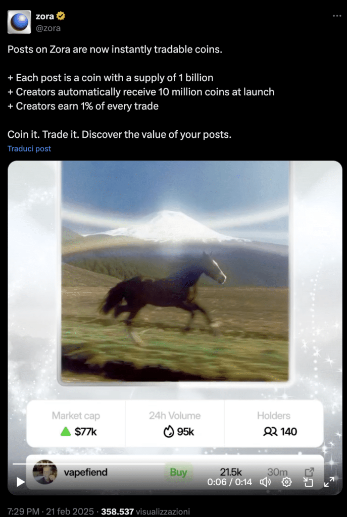 zora post