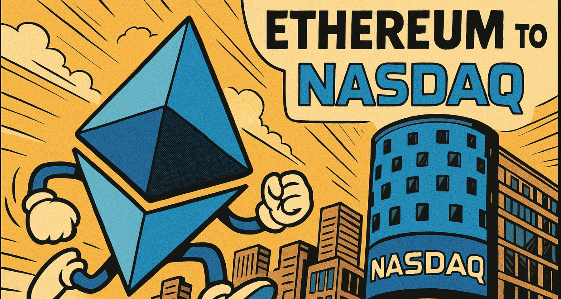 Ethereum: 425 MILIONI di dollari di INVESTIMENTI da società quotata. Parte il piano stile MICHAEL SAYLOR