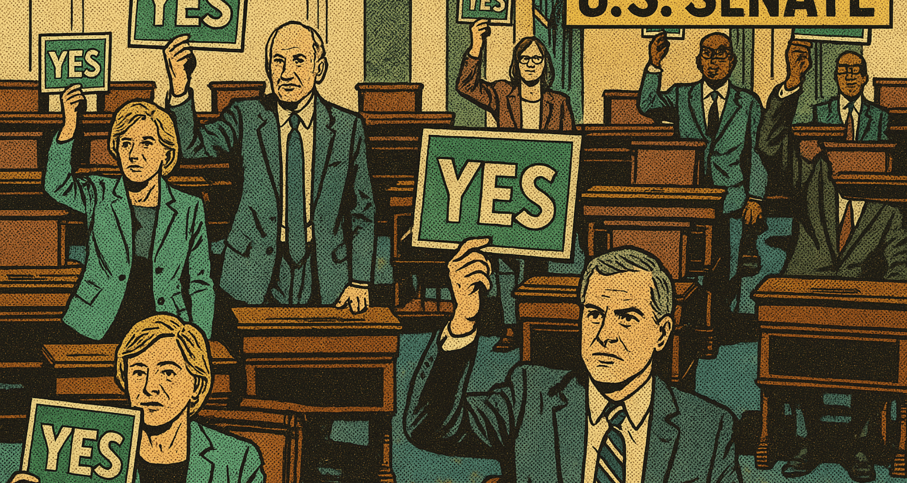Primo passo GIGANTESCO per le crypto stable negli USA. Passa in Senato il Genius ACT