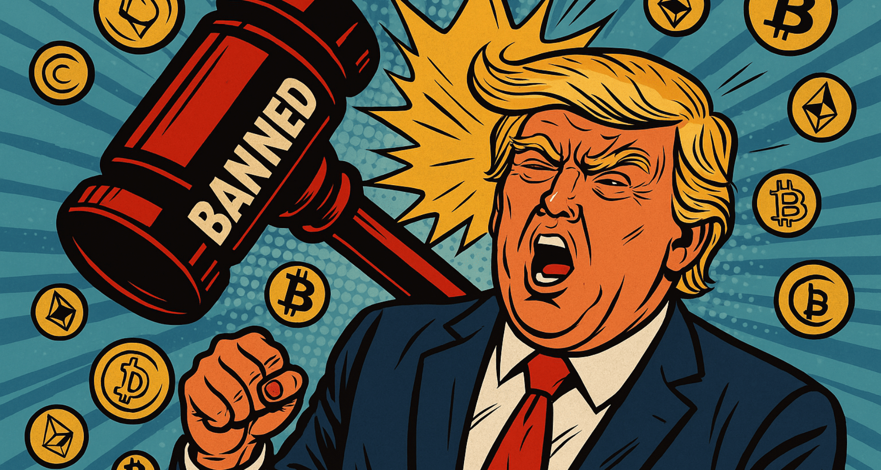 SHOCK: BAN per le crypto meme di Donald Trump? La proposta al SENATO USA