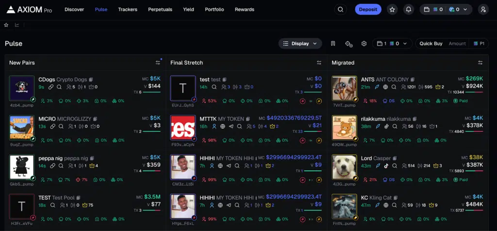 Axom memecoin