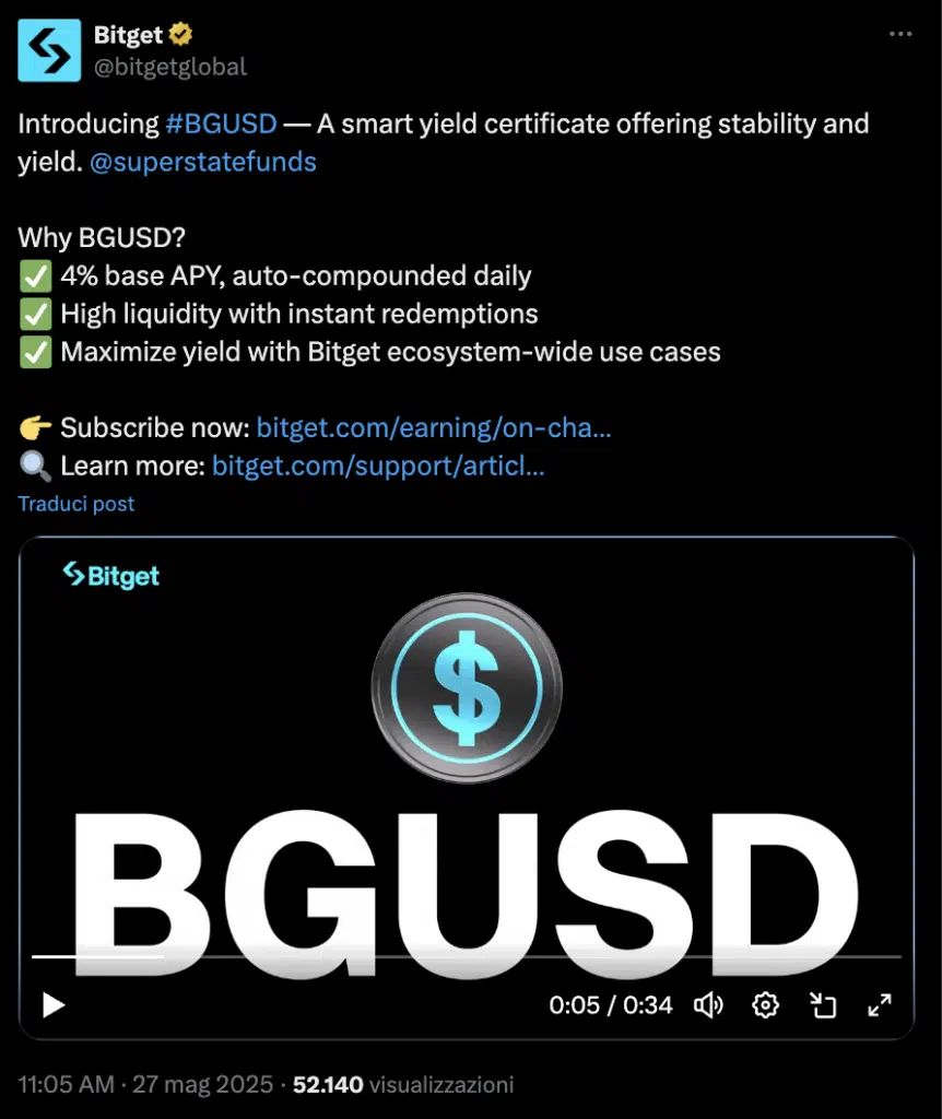 BGUSD RWA bitget