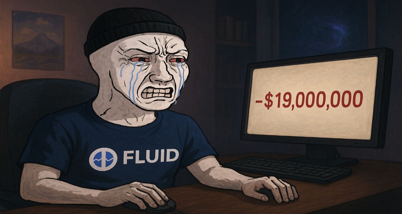 Gli effetti collaterali della DeFi: LP providers su Fluid perdono $19 milioni a causa dell’ESTREMA volatilità su Ethereum