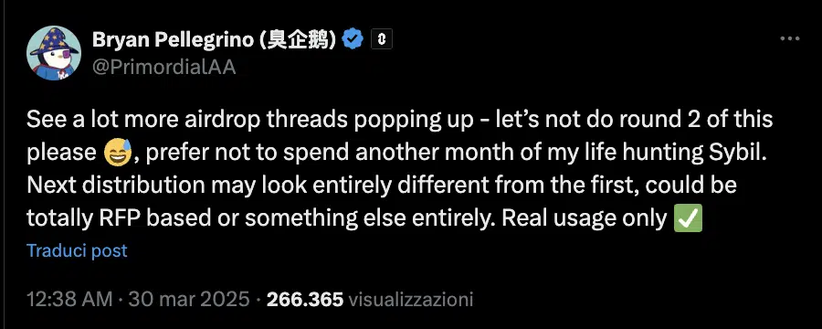 Sybil attività
