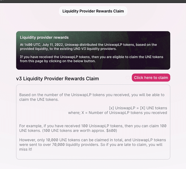 Uniswap fake