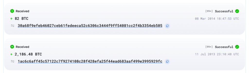 whale acqusita bitcoin nel 2013