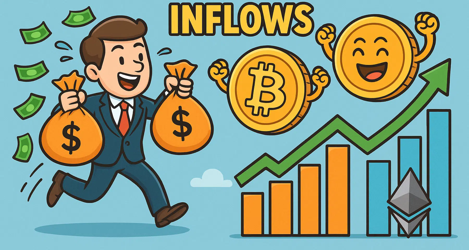 INFLOW BTC ETH