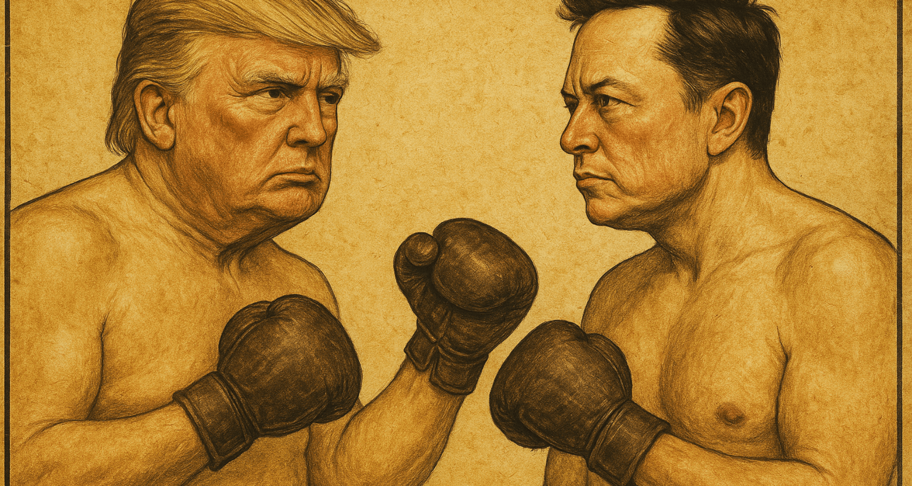 Elon Musk e Donald Trump litigano in mondovisione. Crollo Tesla, male Bitcoin e crypto!
