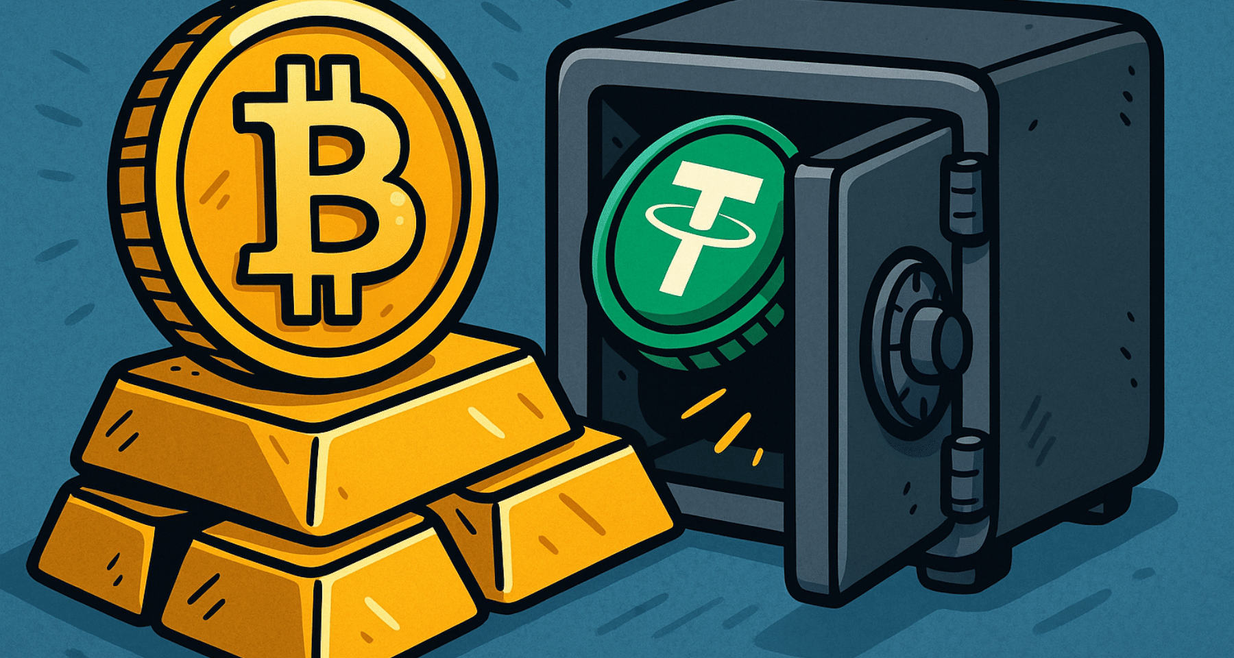 Bitcoin vacilla, Ethereum in rosso!  Le bombe USA fanno male alle crypto - Tether Gold il rifugio