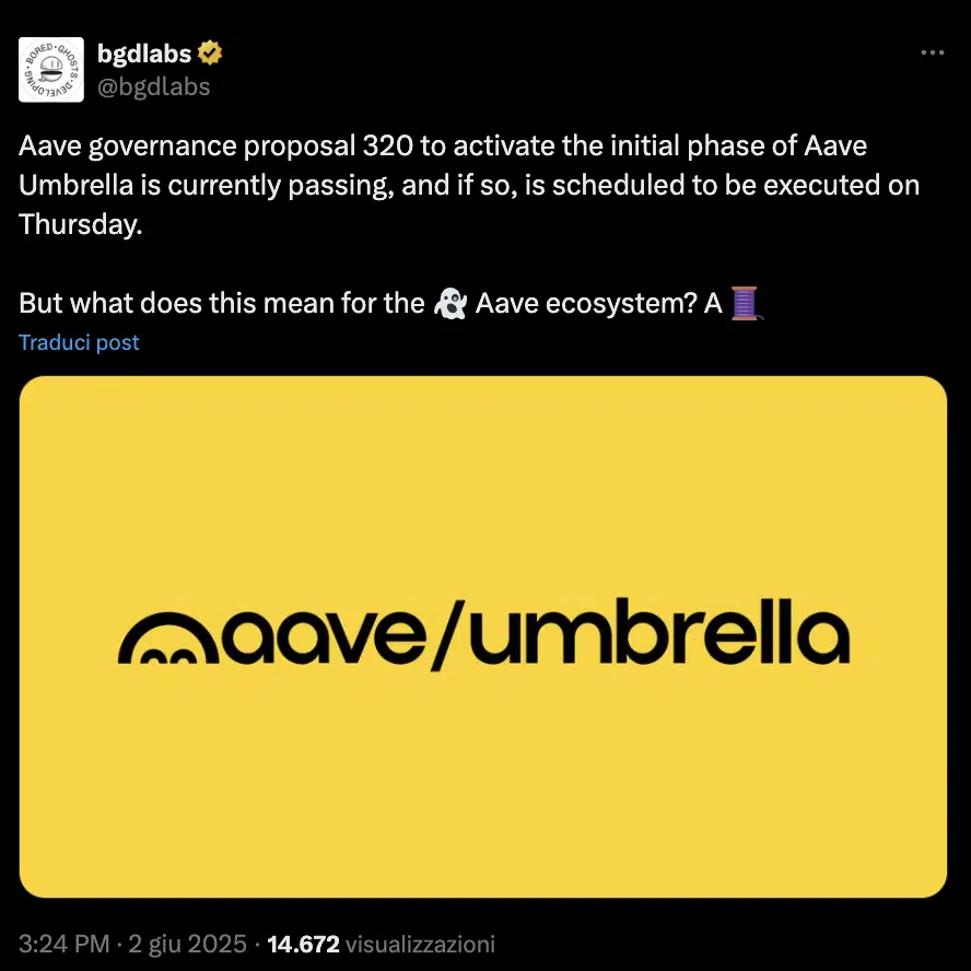 Aave umbrella