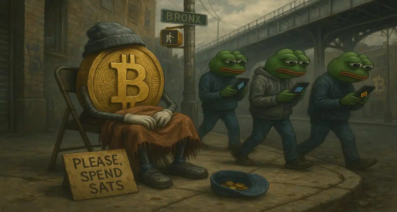 NESSUNO usa più Bitcoin: CROLLO TRANSAZIONI ai minimi di ottobre 2023, ANOMALIA rispetto ai cicli precedenti