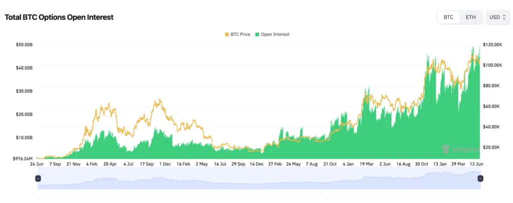 Opciones de interés abiertas de bitcoin
