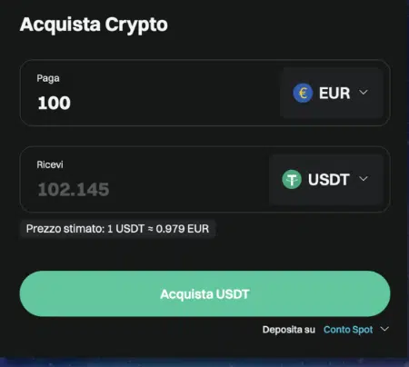 VErsare 100$ BITGET