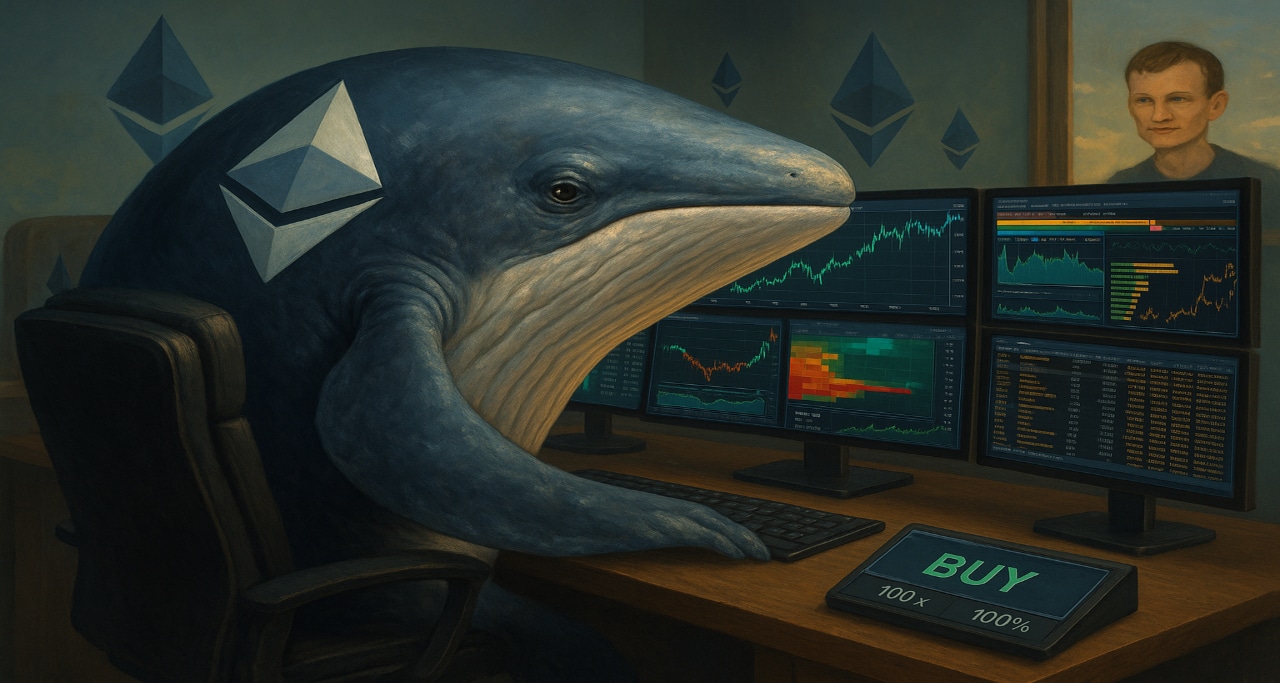Ethereum si sta preparando ad una GRANDE MOSSA: le whale accumulano come nel 2017