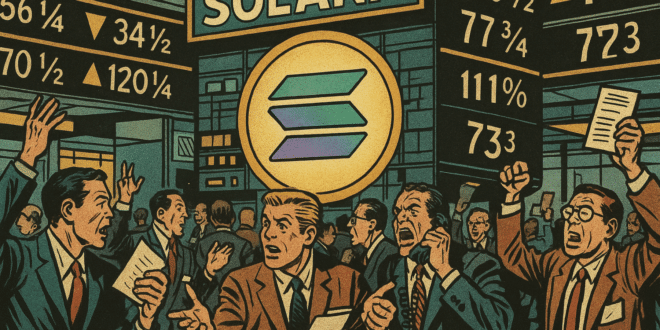 SOLANA: OK ETF de trading du premier jour. En attente de nombreuses demandes de fonds de cryptographie! - La Crypto Monnaie