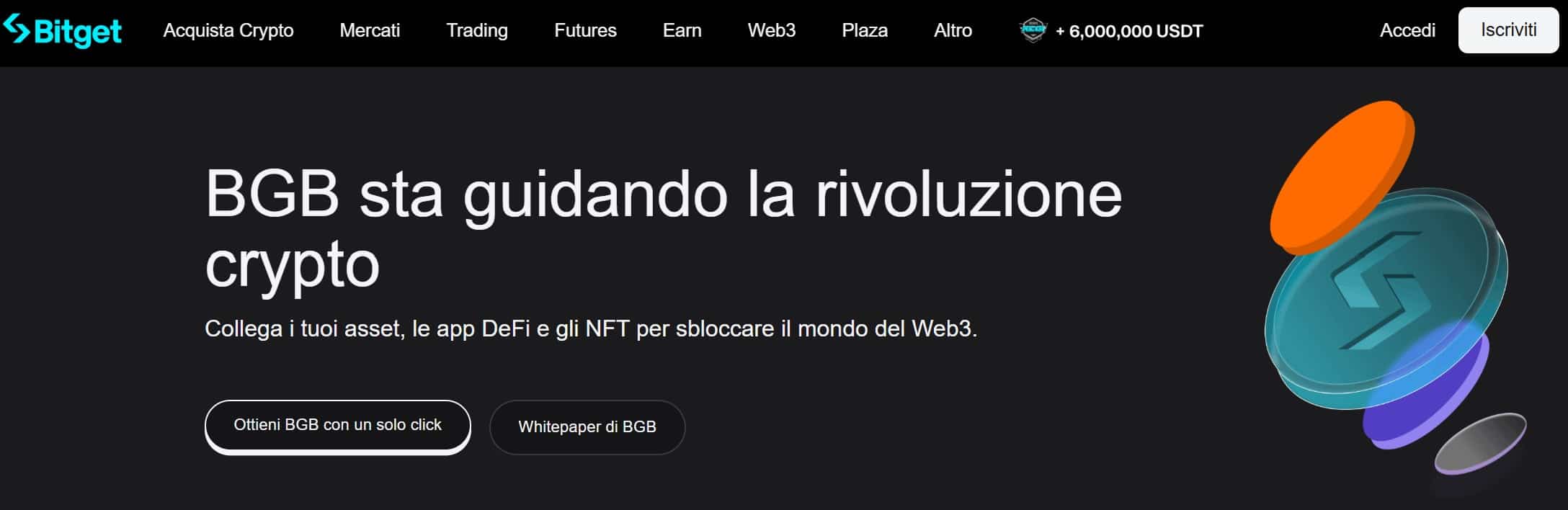 Token BGB dell'exchange Bitget
