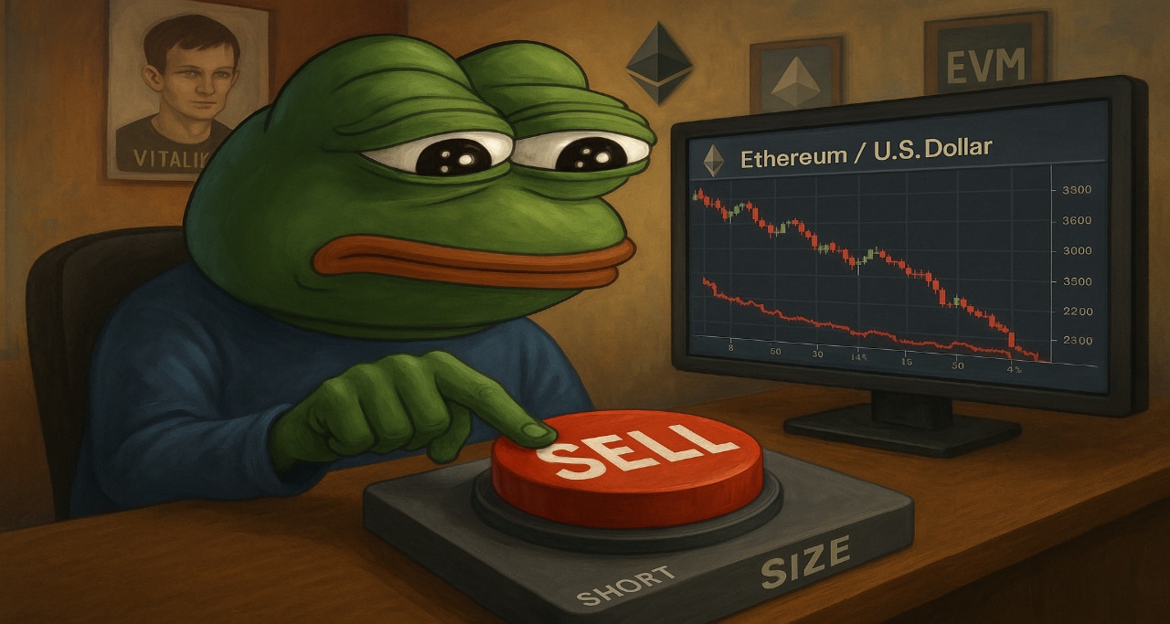 Ethereum, l'accumulazione continua, ma QUESTO trader va all’attacco con un SHORT pesante su ETH