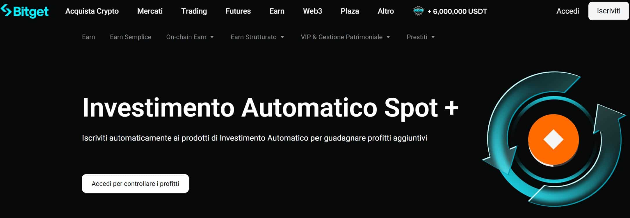 Investimento automatico Spot+
