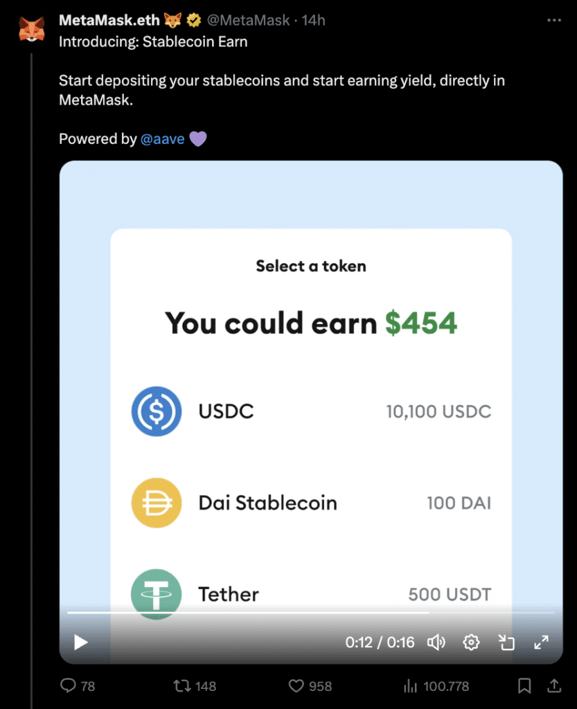 wallet metamask stablecoin