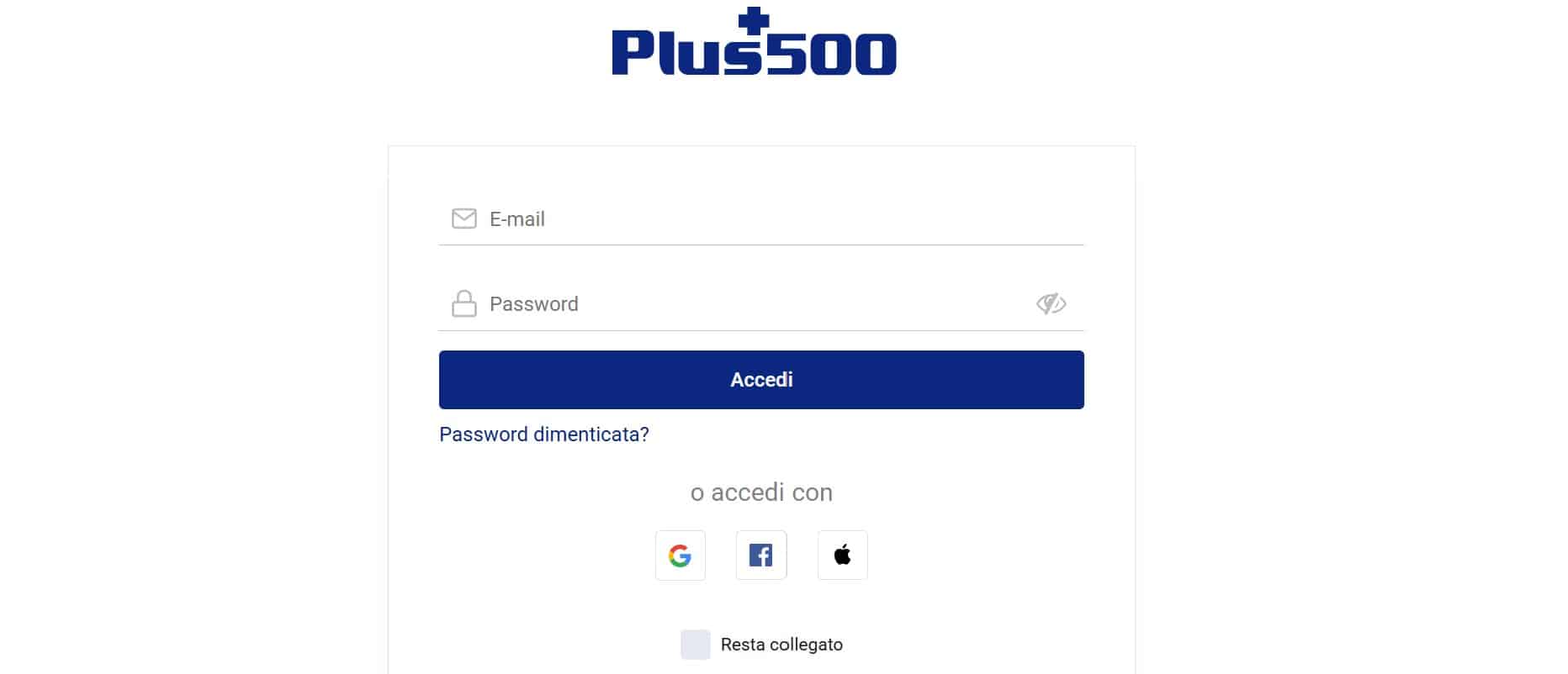 Plus500 login