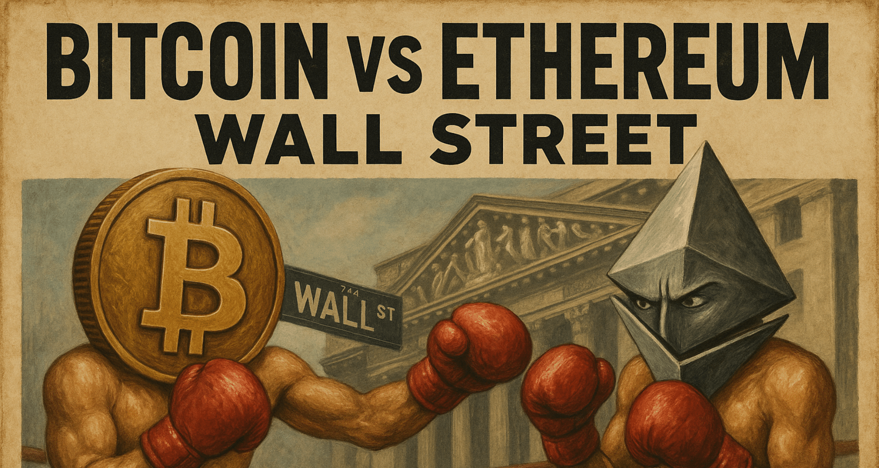 Ethereum schiaccia ancora Bitcoin: Wall Street TUTTA su ETH contro il CROLLO