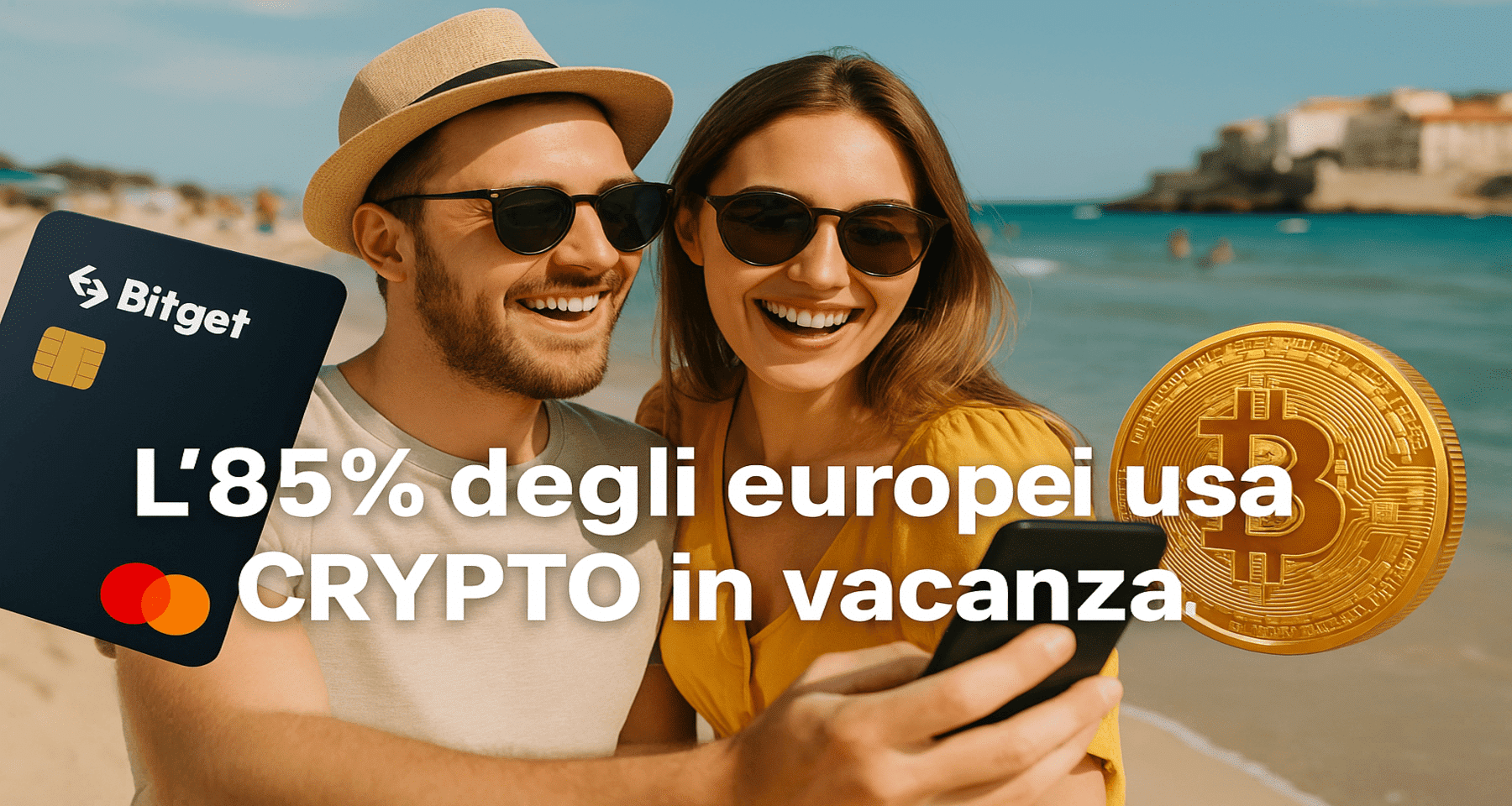 Studio SHOCK: L'85% degli Europei usa CRYPTO in vacanza!