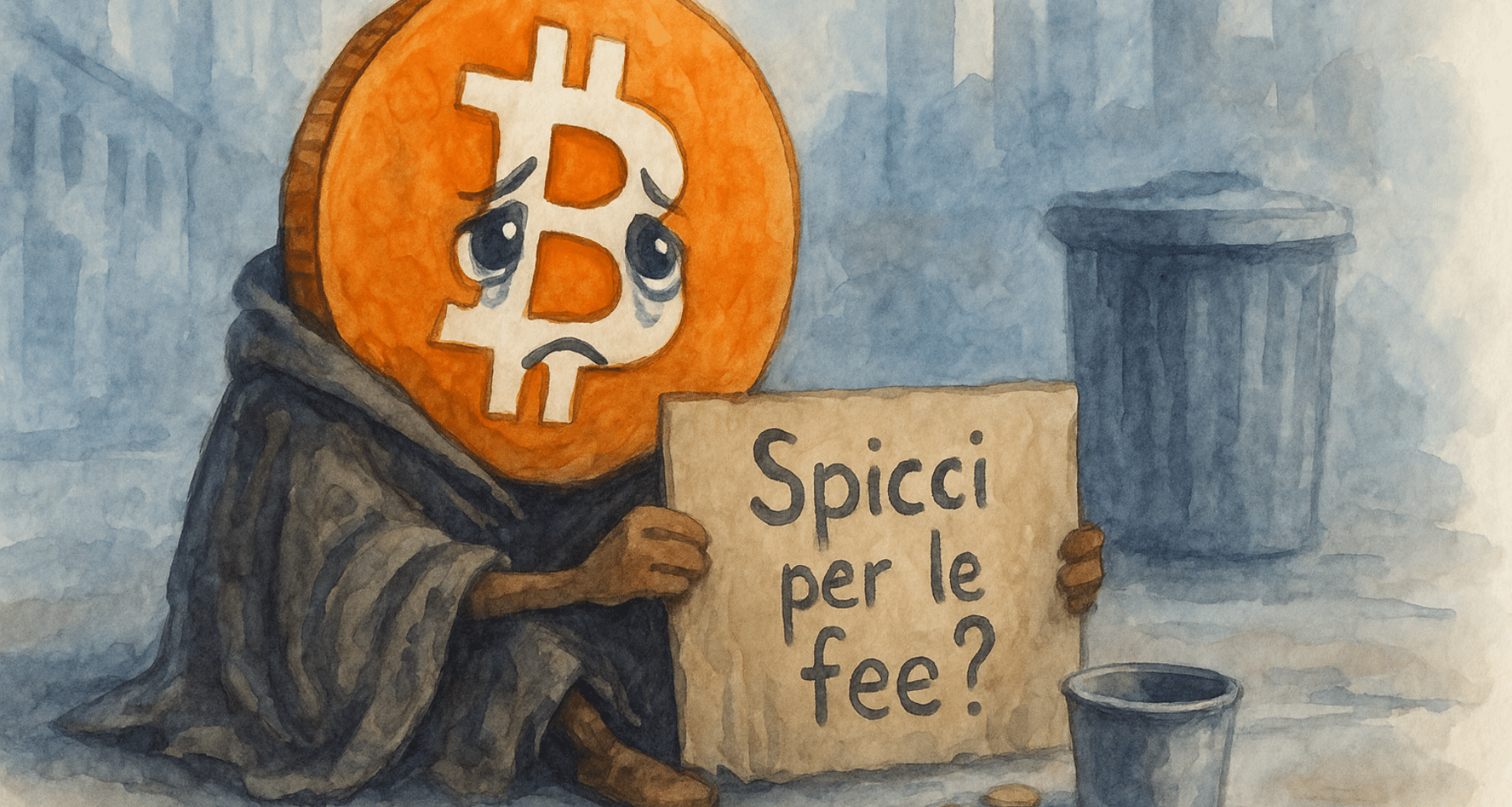 Bitcoin: disastro commissioni, mai così male dal 2011. I dati però...