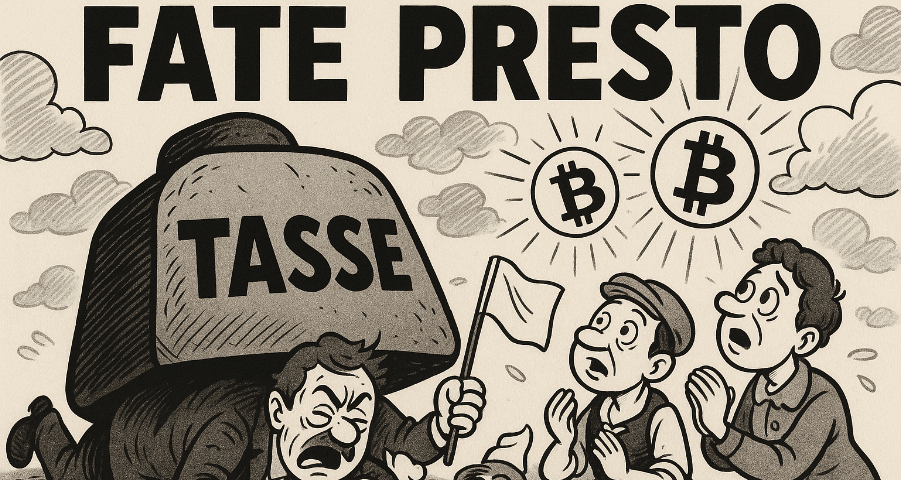 Tasse Bitcoin e crypto: FERMATE la follia, SUBITO. In arrivo la Finanziaria che...
