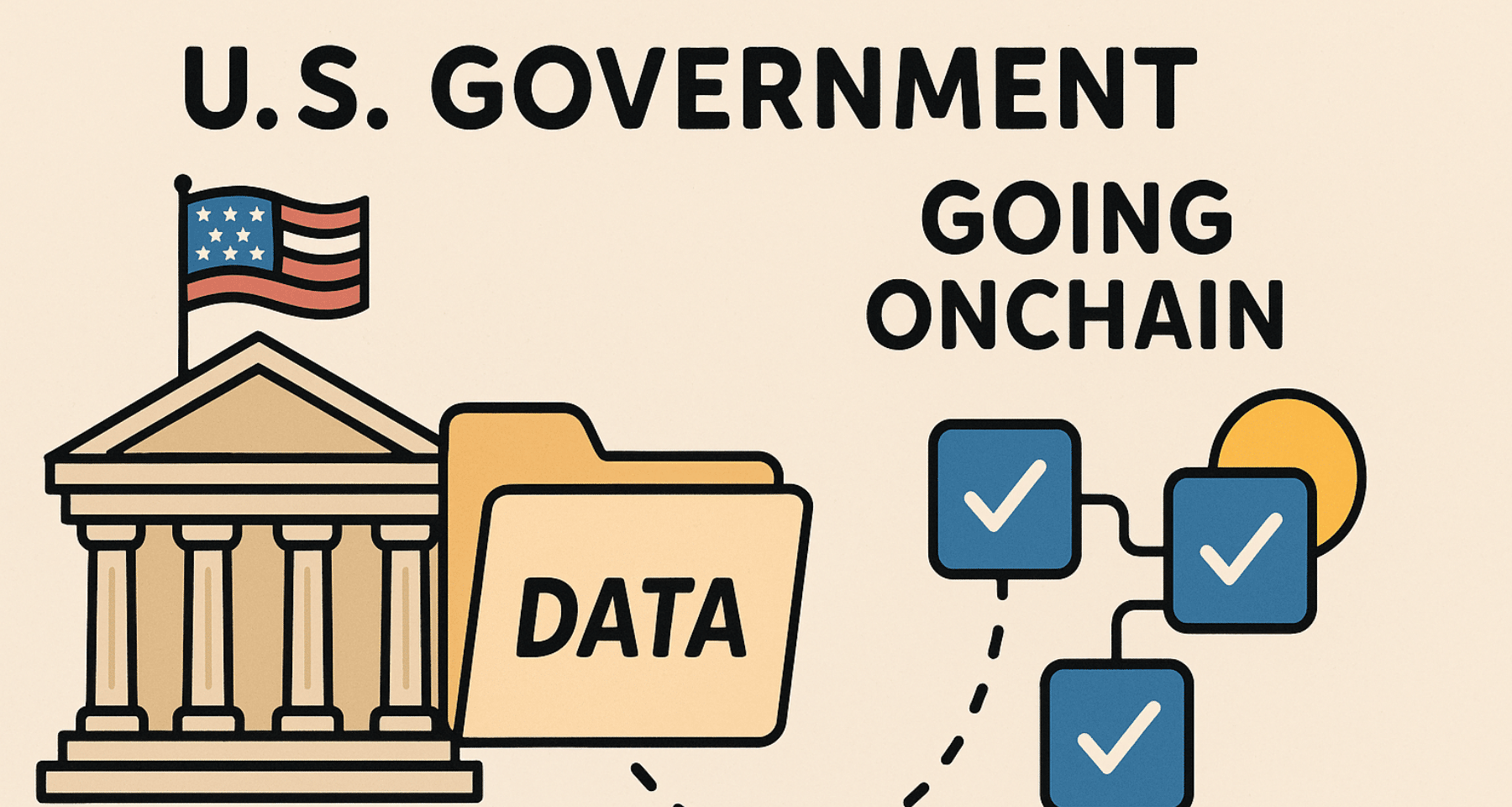 Governo USA con Chainlink per i dati economici. Dentro anche Bitcoin, Ethereum e 7 chain
