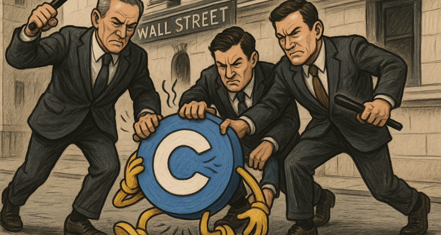 Coinbase: è CROLLO in borsa per le top azioni crypto. -18% di FUOCO