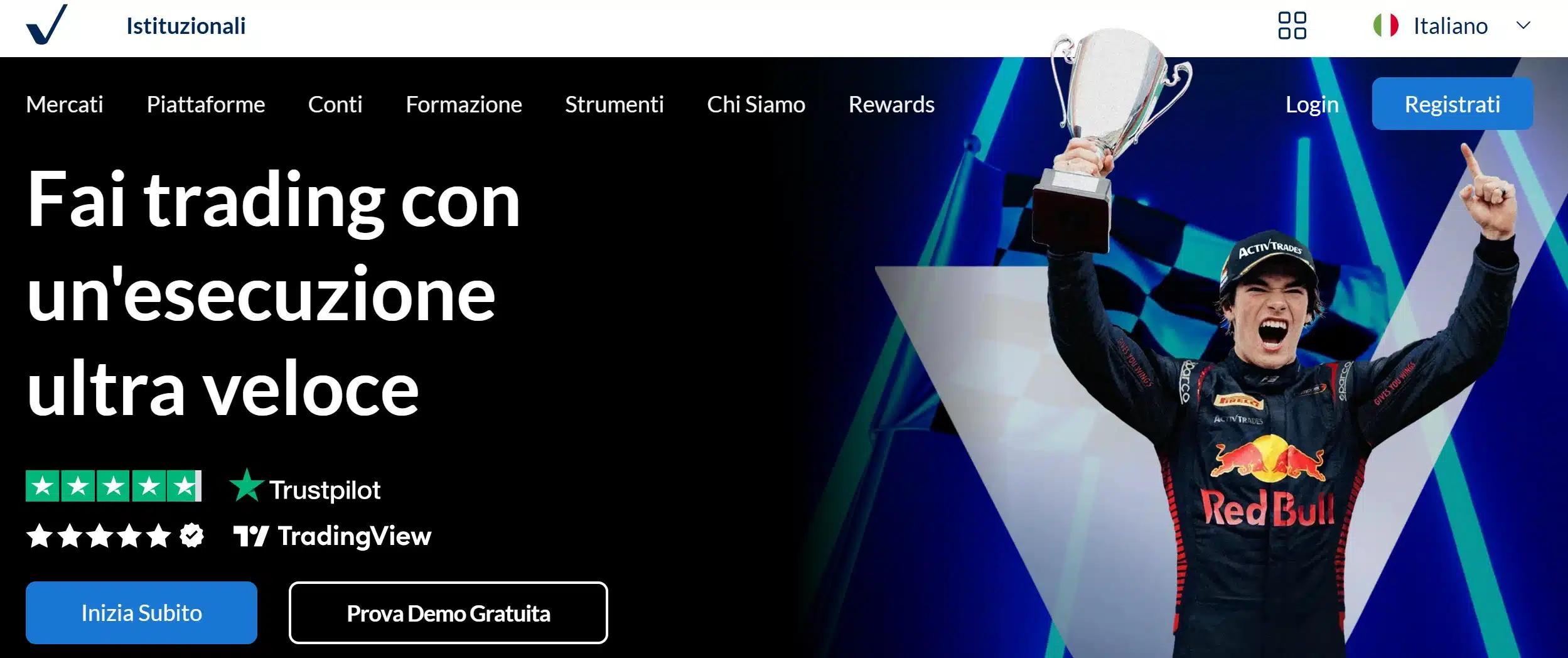 ActivTrades - App criptovalute con basso deposito