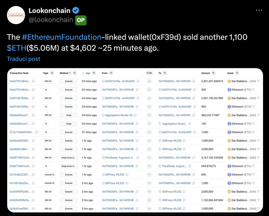 Ethereum foundation wallet