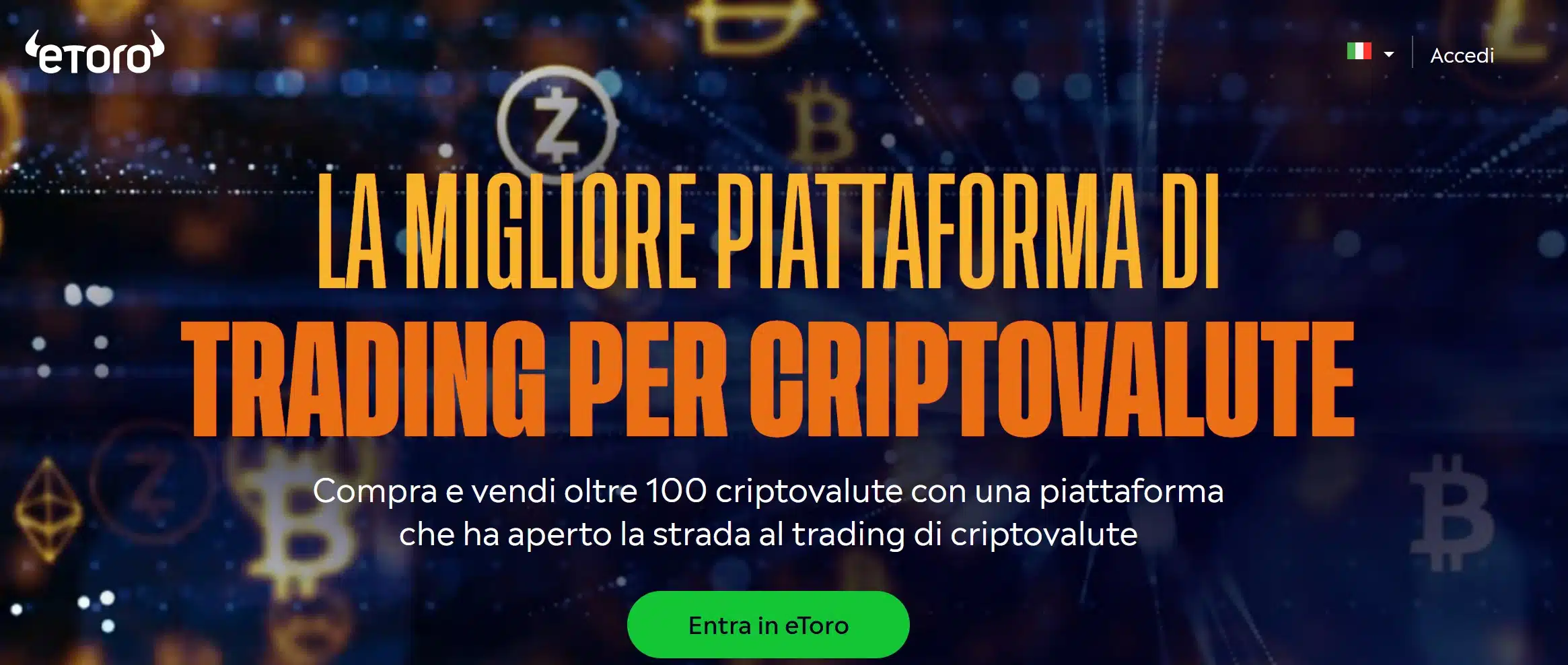 eToro - piattaforma per asset tokenizzati