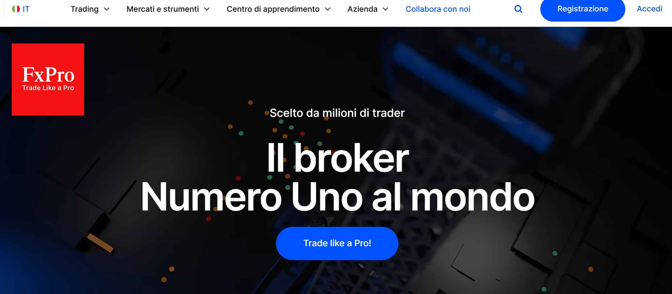 FxPro - piattaforma di trading